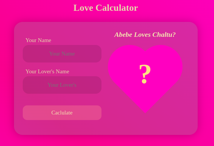 love-calculator